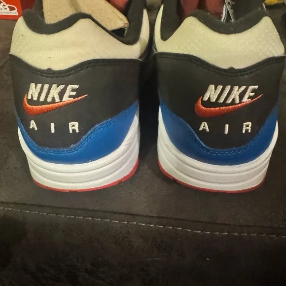 Nike Air Max Sneakers - Blue, Black, White, and Orange - Picture 2 of 4